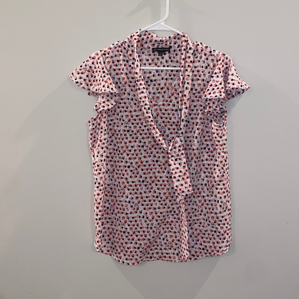 Neck Tie Blouse